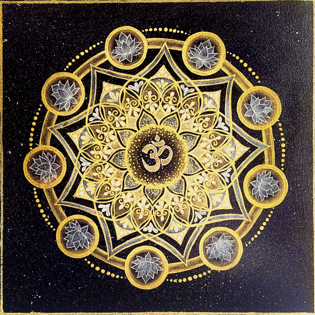 Mandala à 9 branches